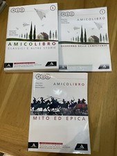 Amico Libro 1 Ferri Mattei Mito Epica Quaderno Mondadori ISBN 9788824758765