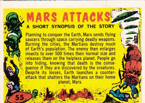 1962 mars attacks 55 - attacks, #55