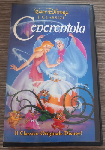 Vhs disney vintage cenerentola - disney,