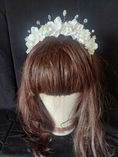 Fascia per capelli bianca