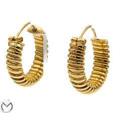 Orecchini oro giallo 18 kt 750 cerchi tubogas -19/VV-