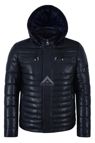 Giacca uomo pelle - , con