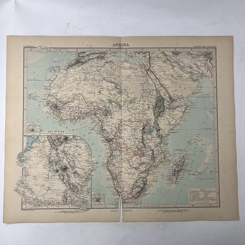 Mappa africa stieler hand - mappa,