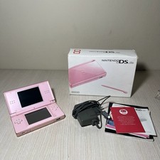 NINTENDO DS LITE ROSA con SCATOLA BOX Caricatore e Manuali