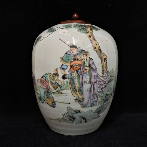 Grande vaso cinese antico