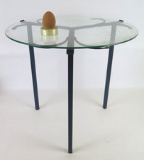 TAVOLINO DI FERRO BATTUTO DA GIARDINO TERRAZZO  SALOTTO ARTIGIANALE CH