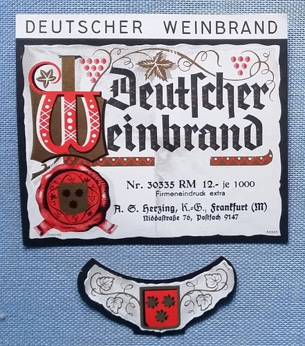 Vecchio schnapsetikett - vecchio,