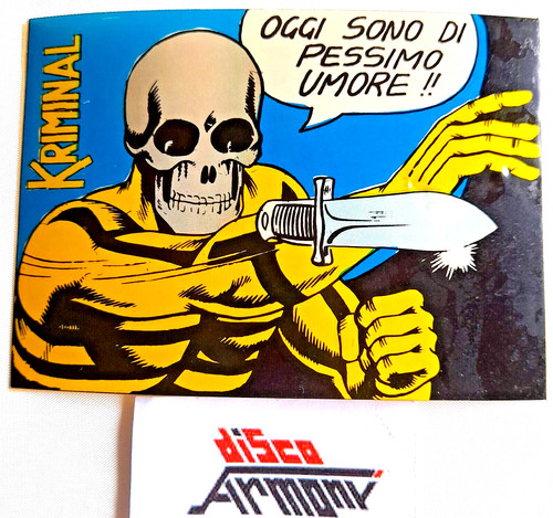 Kriminal adesivo vintage - kriminal,