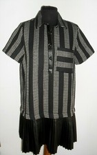 PARTICOLARE VESTITO ZARA BASIC Tg. M Con Inserti in Eco Pelle COMPRALO SUBITO