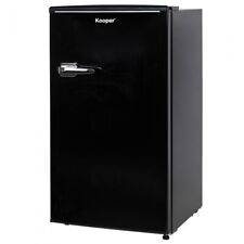 FRIGORIFERO VINTAGE RETRO' CON FREEZER MONOPORTA NERO DA 100 LT