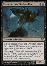 MTG TREACHEROUS PIT-DWELLER - PERFIDO ABITANTE DELL'ABISSO - AVR - MAGIC