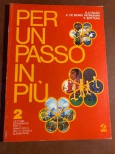 Libro scolastico letture scuola elementare classe 2 SEI vintage anni 80