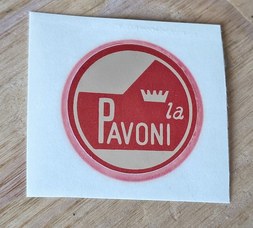 Logo adesivo pavoni anni 60 - pavoni,