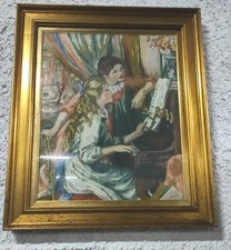 QUADRO FANCIULLI AD UNCINETTO