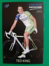 CYCLISME carte cycliste TED KING équipe LIQUIGAS Cannondale 2012