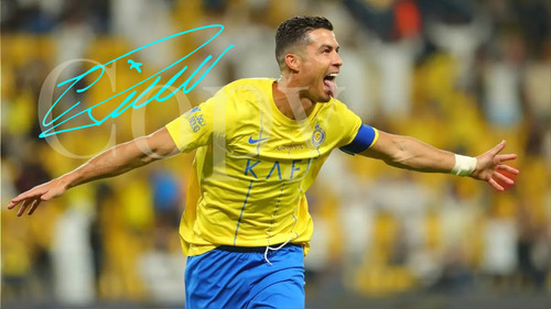 Cristiano ronaldo signed 6x4 - signed,