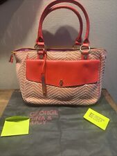 Borsa a mano George Gina Lucy GGL L'OLLY Business elegante RARA rossa sacchetto antipolvere