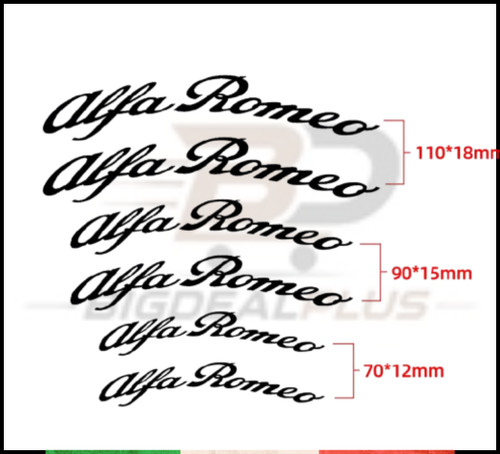 Adesivi pinza freno alfa romeo - freno,