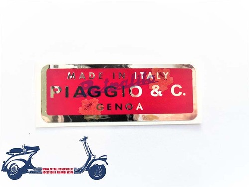Adesivo vintage piaggio - adesivo,
