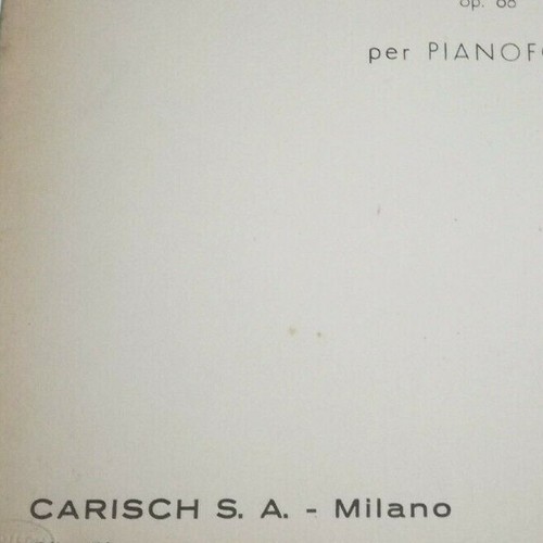 Vecchio spartito musicale - spartito,