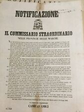 EDITTO 1854 REGIONE MARCHE