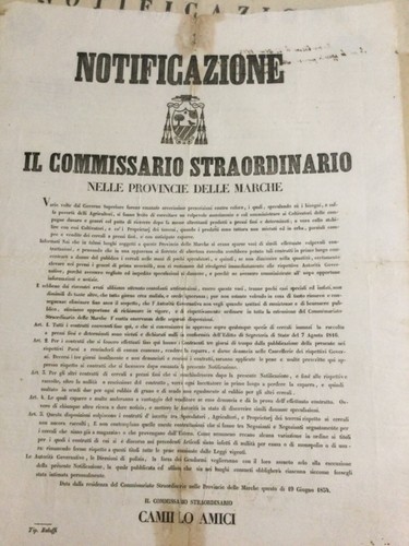 Editto 1854 regione marche - editto,