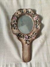  RARO ANTICO SPECCHIO DA TOILETTE IN CAPODIMONTE RARO  INIZI '900