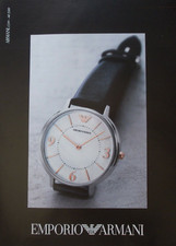 Pubblicità Advertising Werbung Italy Clipping 2016 OROLOGIO WATCH EMPORIO ARMANI