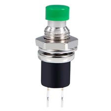 PULSANTE MOMENTANEO DA PANNELLO 6mm NORMALMENTE APERTO 1P1T - 2 PEZZI