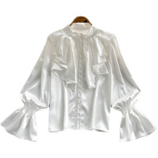 Donna a Balze Maglia Camicia