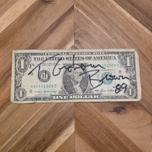 Banconota dollaro firmata - 1,