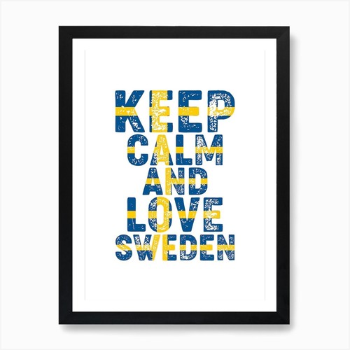 Keep calm and love svezia - calm,