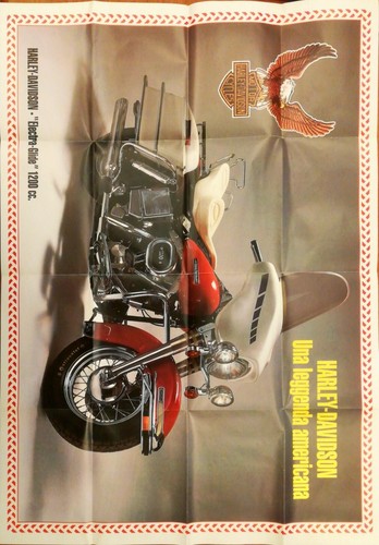 Poster harley davidson electra - harley-davidson,