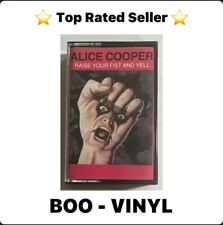 Alice Cooper - Raise Your Fist And Yell Rare Spanish Issue Cassette Tape EX / EX
