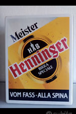 insegna luminosa birra Henninger