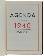 Agenda per anno 1940 - l'anno,