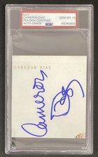 Cameron Diaz Signed Cut