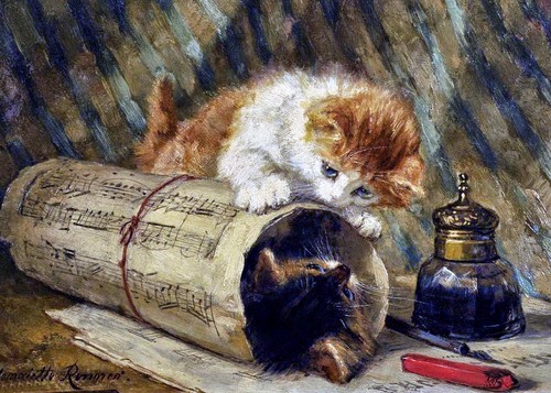 Henriette ronner knip dipinto - henriette, ronner-knip