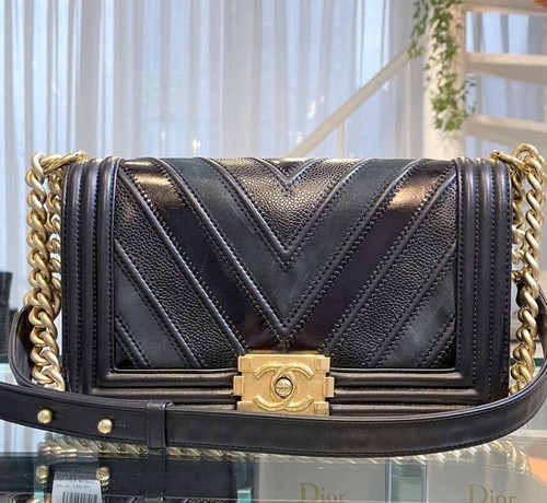 Chanel sac boy - boy, chevron