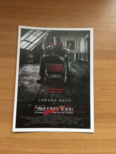 Sweeney todd film - -, cartolina