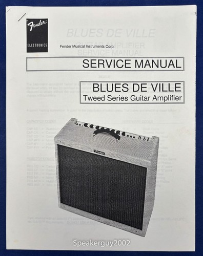 Originale fender blues - fender, deville