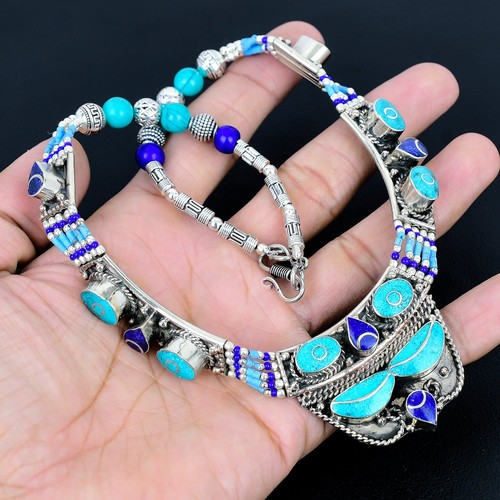 Collana tibetana turchese