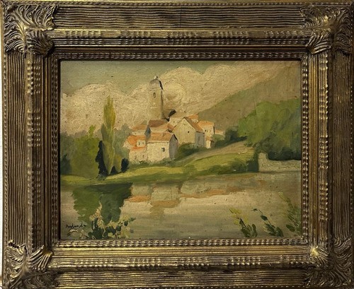 Dipinto olio paesaggio