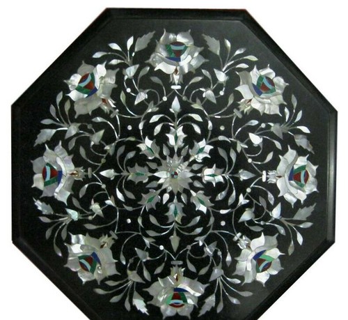 Tavolino laterale marmo - laterale, 12"