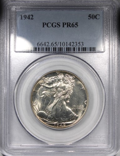 Mezzo dollaro 1942 - , proof