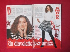 CLIPPING RITAGLIO AMBRA ANGIOLINI  NON E LAI 1994 - 4 FACCIATE [MV19M-7]