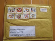 italia 2018 busta affrancata e