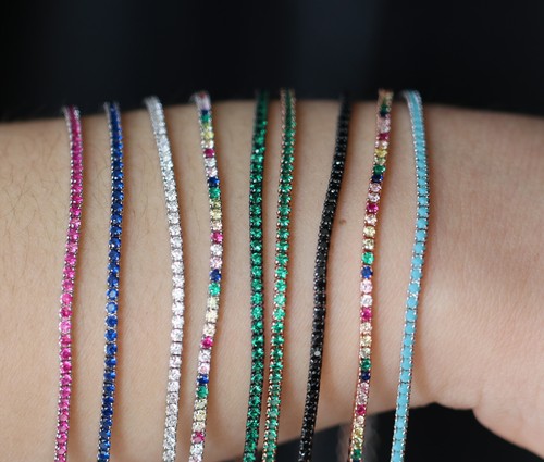 Bracciale tennis argento 925 - bracciale,