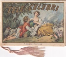 P02822 - CALENDARIETTO DA BARBIERE 1961 - TELE CELEBRI - SALONE MAZZARDO