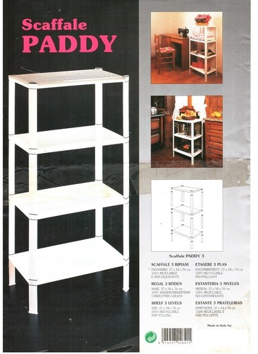 Thermpoplastic scaffale paddy - scaffale,